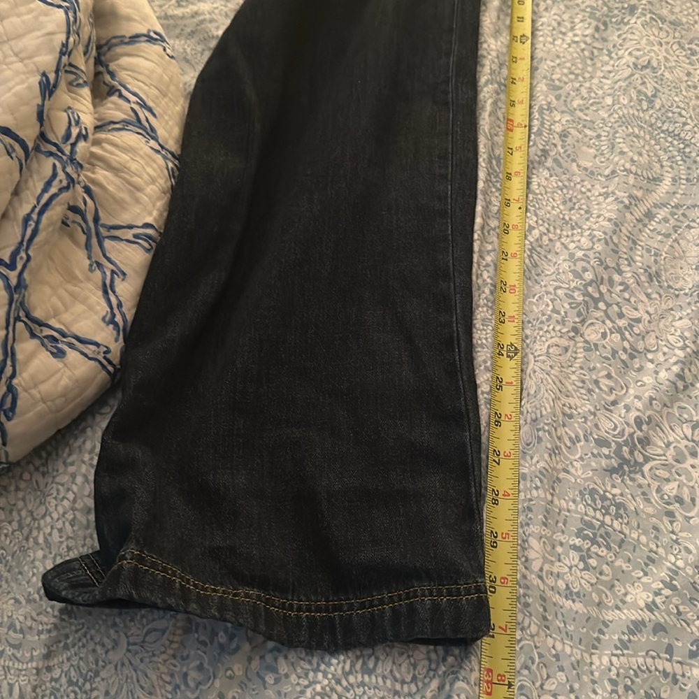Wrangler Dark Indigo Denim Belted Short-Sleeve Jumpsuit - Picture 14 of 16
